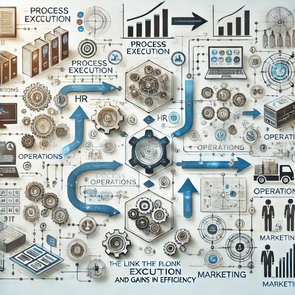 Illustration for the link between execution and efficiency