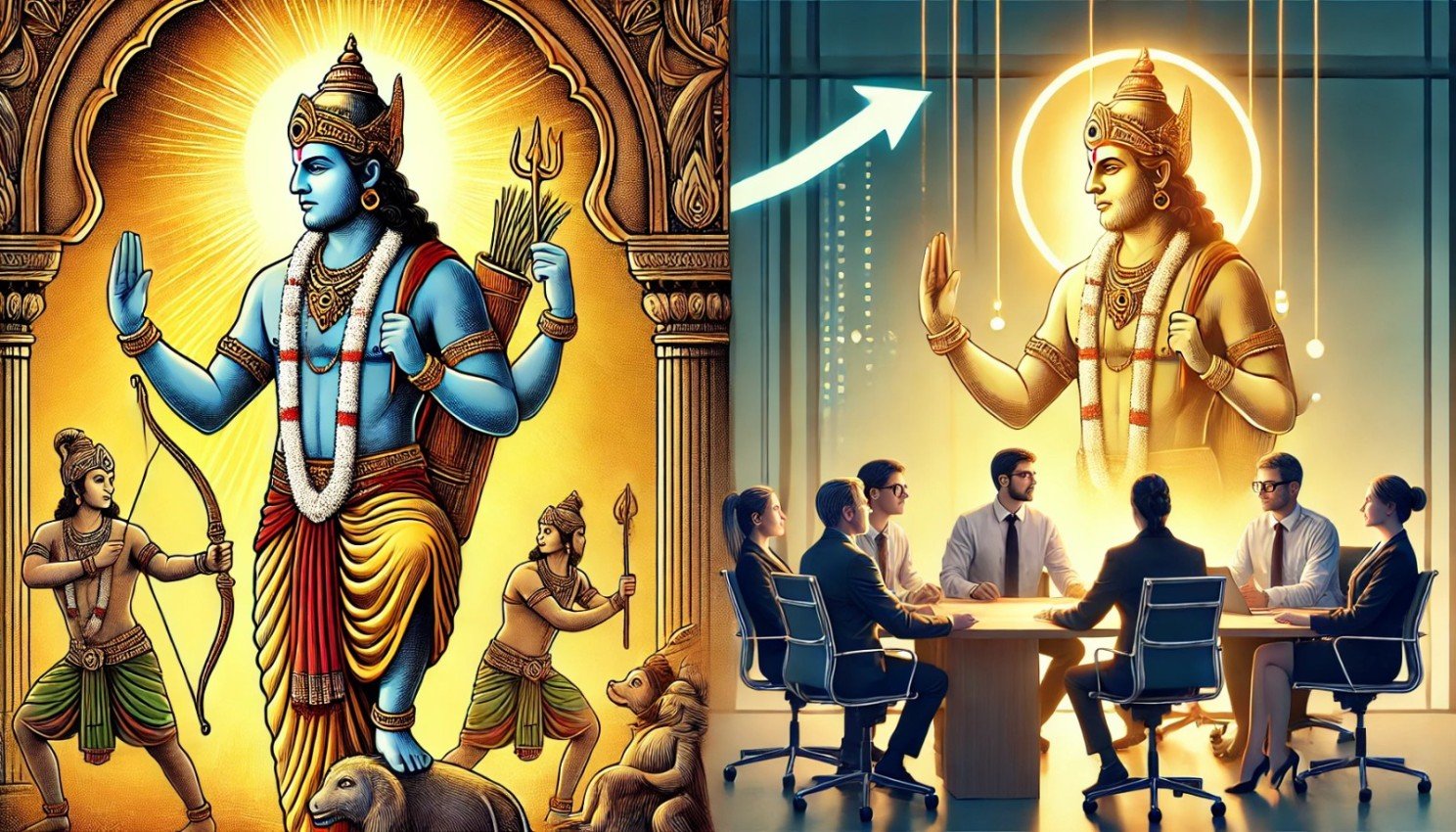 Illustration for empowerment and delegation