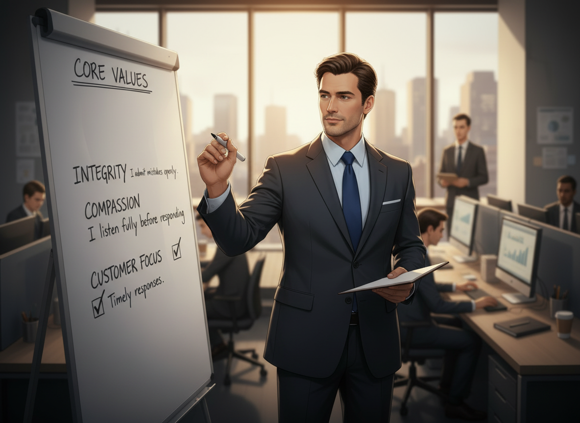 Illustration for clarity of values