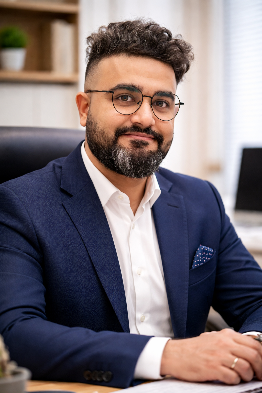 Portrait of Kuldip Mehta